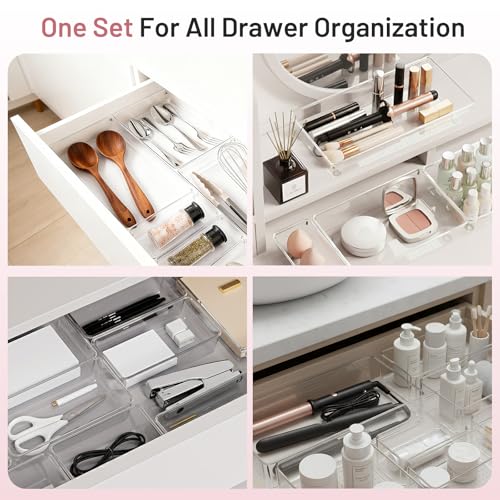 68% Off Clear Plastic Drawer Organizer 10-Pack - Image 7
