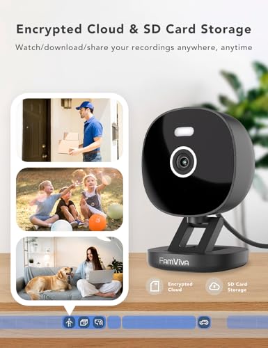 25% Off FAMVIVA 2K Wired Security Camera 4-Pack - Image 4