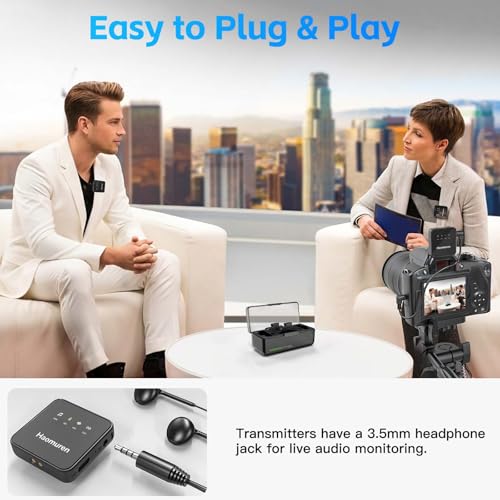 50% Off Haomuren Wireless Lavalier Microphone - Use Code 6HQ7QKCE - Image 2