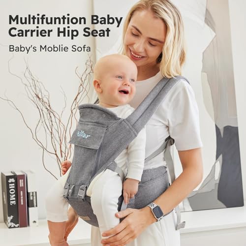 Bear 6-in-1 Baby Carrier with Hip Seat at 30% Off - Image 6