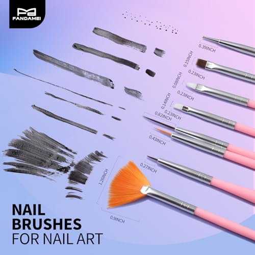 Save 13% on FANDAMEI 20-Piece Nail Art Tools Set - Image 2