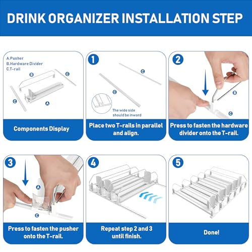 50% Off Soda Can Organizer for Fridge with Auto Dispenser - Image 5