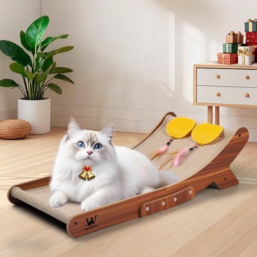6% Off Sisal Cat Scratcher Bed, 3-in-1 Lounger for Cats