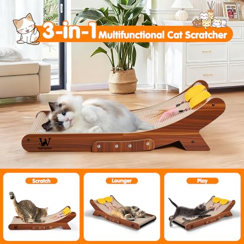 6% Off Sisal Cat Scratcher Bed, 3-in-1 Lounger for Cats - Image 3