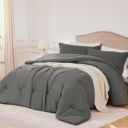 40% Off Quataly Queen Comforter Set Grey 3PCS