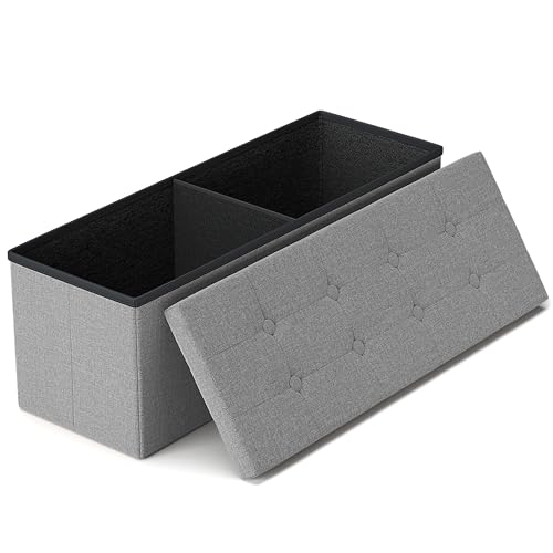 GLAXYFUR Folding Ottoman Bench 43in - Save 50% with Code