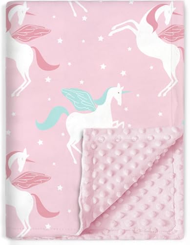 BORITAR Unicorn Baby Blanket - Cute & Soft, 30x40 Inch