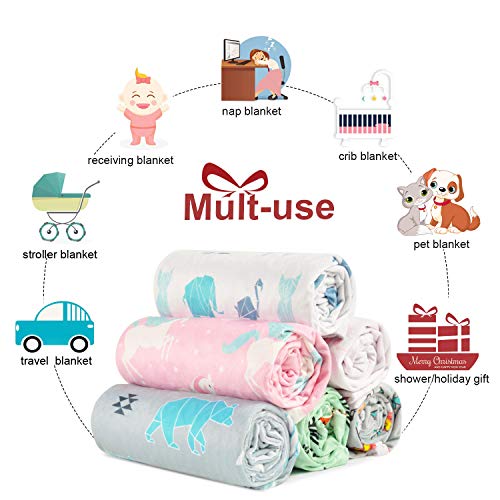 BORITAR Unicorn Baby Blanket - Cute & Soft, 30x40 Inch - Image 6
