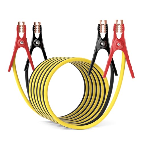 18% Off 16-Ft Heavy Duty Jumper Cables for Car & SUV - Image 1