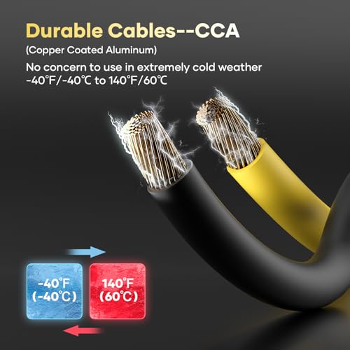 18% Off 16-Ft Heavy Duty Jumper Cables for Car & SUV - Image 3