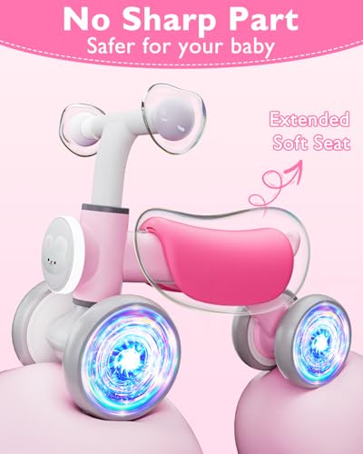 32% Off Toddler Balance Bike with Lights & Music - Image 5