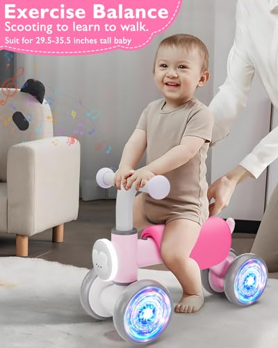 32% Off Toddler Balance Bike with Lights & Music - Image 6