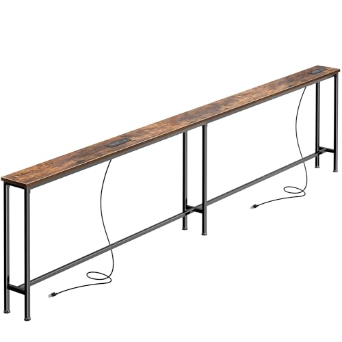 Extra-Long Sofa Table with Power Outlets | 30% Off - Image 1