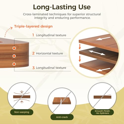 3-Piece Bamboo Cutting Board Set with 53% Off Code - Image 4