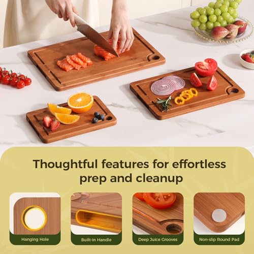 3-Piece Bamboo Cutting Board Set with 53% Off Code - Image 5