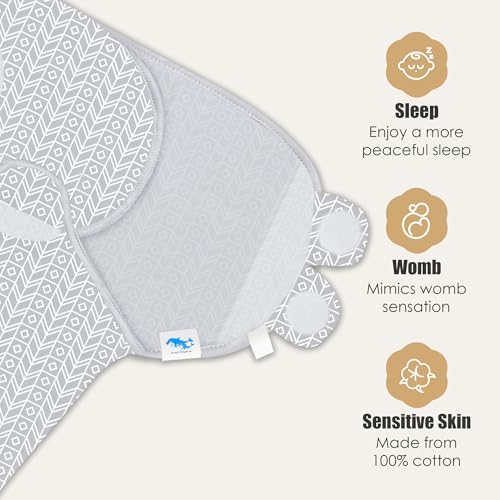 57% Off SWEET DOLPHIN 3-Pack Baby Swaddle Sacks - Image 5