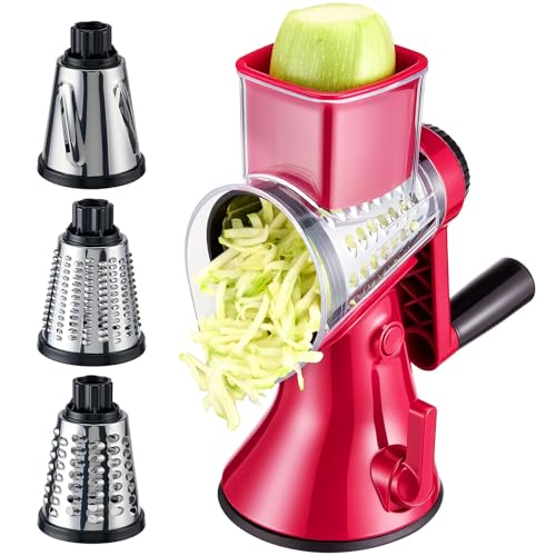 50% Off KYZ Rotary Cheese Grater - 12X Faster Shredding
