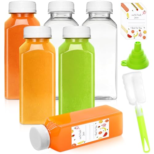 17% Off 6-Pack 12oz Reusable Plastic Juice Bottles - Image 1