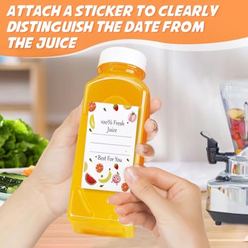 17% Off 6-Pack 12oz Reusable Plastic Juice Bottles - Image 4