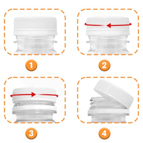 17% Off 6-Pack 12oz Reusable Plastic Juice Bottles - Image 5