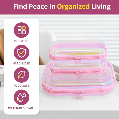 13% Off Clear Hard Shell Zipper Case Set (3 Pcs) Code - Image 3