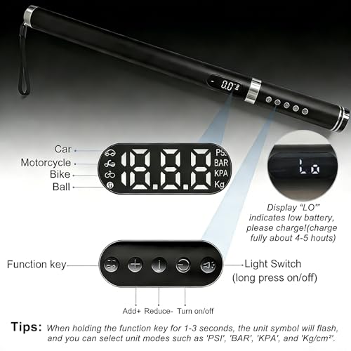 50% Off BGPRECISE Aluminum Stick Tire Inflator Air Compressor - Image 6