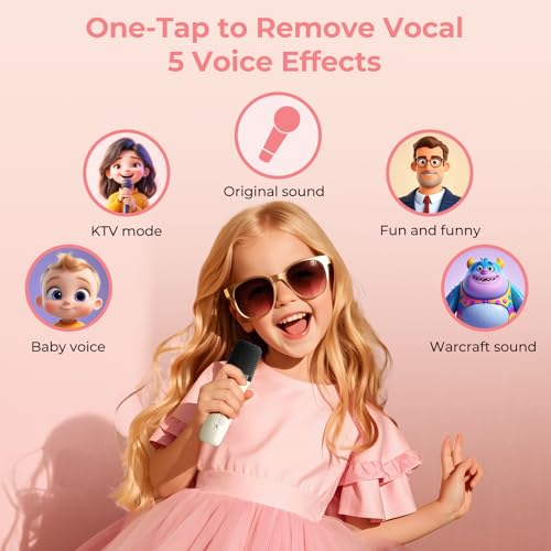 50% Off Portable Karaoke Machine with 2 Mics & Lyrics Display - Image 5