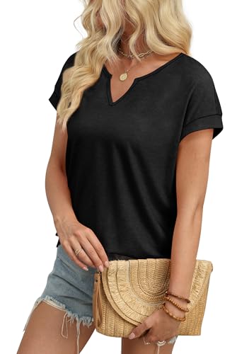 38% Off WIHOLL Women's V-Neck Cap Sleeve Summer Top - Image 4