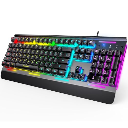 TECKNET Gaming Keyboard: 33% Off + Code G5NQORO7 - Image 1