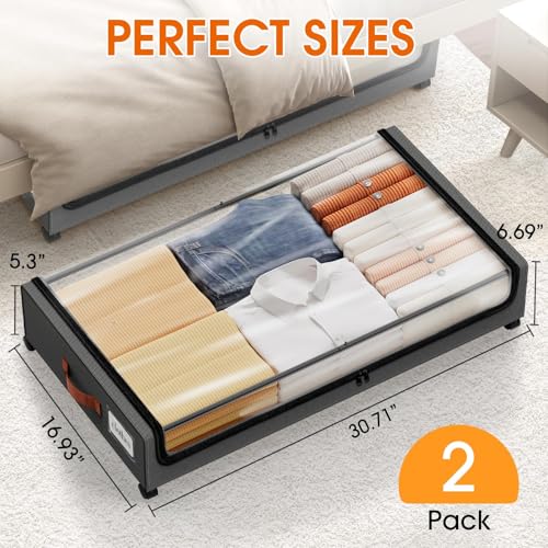 30% Off SpaceHacks Under Bed Storage with Wheels 2-Pack - Image 2
