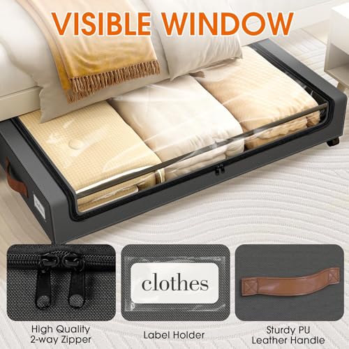 30% Off SpaceHacks Under Bed Storage with Wheels 2-Pack - Image 3