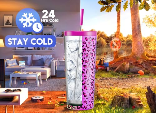 46% Off Meoky 24 oz Insulated Tumbler with Lid - Image 2