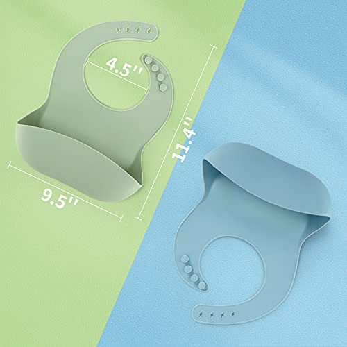 51% Off ME.FAN Silicone Baby Bibs for Toddlers - Image 2