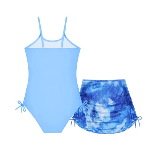 Girl's One Piece Swimsuit with Mesh Skirt - Use Code for Deal - Image 2