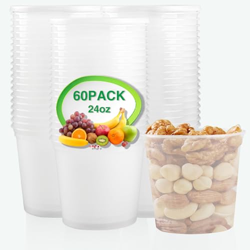 Save 50% on 24 oz 60-Pack Deli Food Containers - Image 1