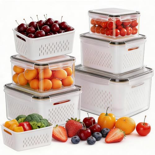 33% Off HOMETALL 5-Pack Fruit Storage Containers - Image 1