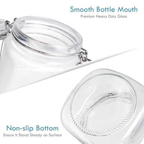 5% Off YEBODA 16oz Glass Food Storage Jars (6-Pack) - Image 4