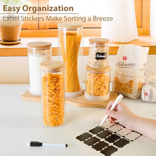 50% Off TBWIND 34oz Glass Storage Containers 6-Pack - Image 4