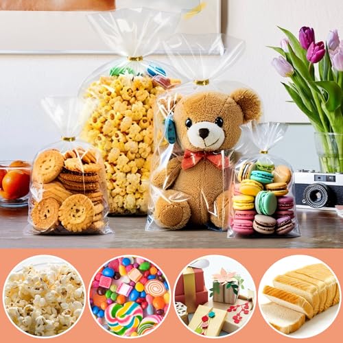 30% Off RICEDUO 50-Pack Clear Cellophane Gift Bags - Image 5