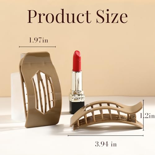 8 Flat Hair Clips Set - Strong Hold, No-Slip, Great Deal! - Image 2