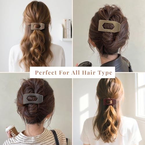 8 Flat Hair Clips Set - Strong Hold, No-Slip, Great Deal! - Image 3