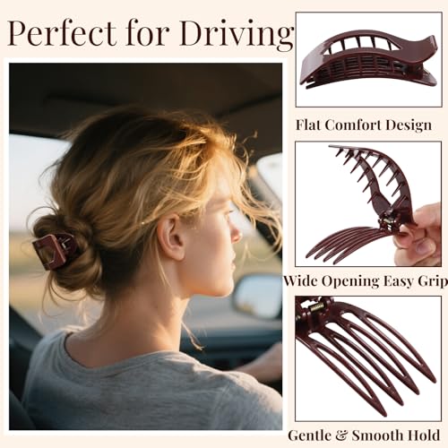 8 Flat Hair Clips Set - Strong Hold, No-Slip, Great Deal! - Image 4