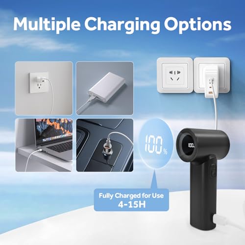 45% Off Portable Turbo Fan with LED Display - Image 5