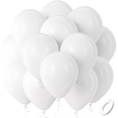 58% Off Bezente White Latex Balloons 100 Pack