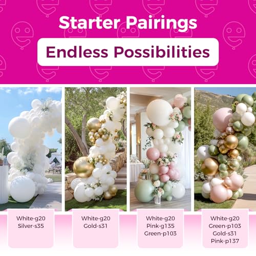 58% Off Bezente White Latex Balloons 100 Pack - Image 4