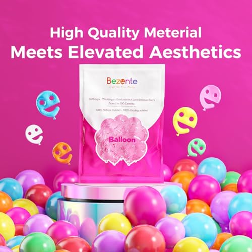58% Off Bezente White Latex Balloons 100 Pack - Image 6