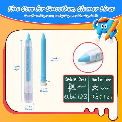 40% Off NewFamily 12-Color Dustless Chalk for Kids - Image 4