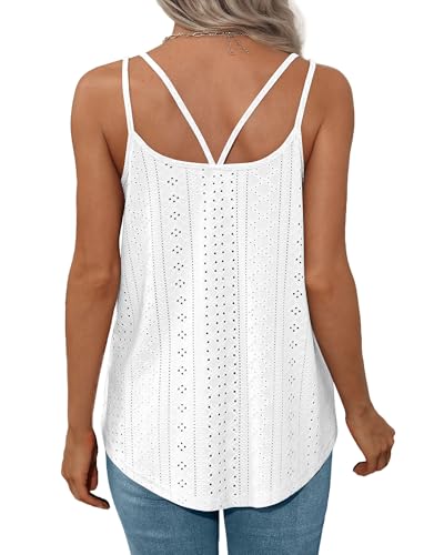 10% Off XIEERDUO Women's Eyelet Tank Top with Code - Image 2