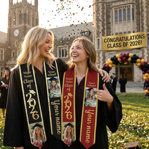 Custom Graduation Stole with Photo - Code 58SSL7L8 - Image 6