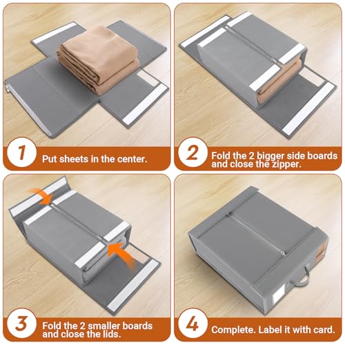 41% Off StorageTastic 4-Pack Bed Sheet Organizers - Image 4